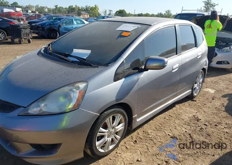 2009 Honda Fit Sport из США, поврежденный, VIN JHMGE88449S013680